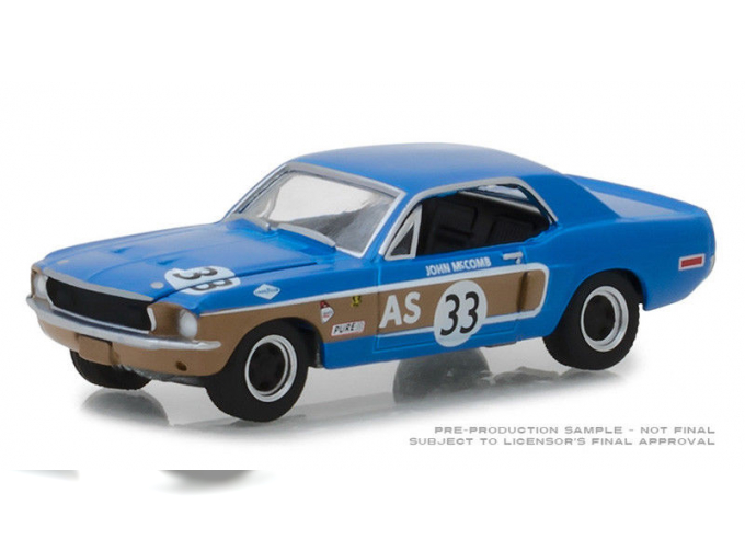 FORD Mustang #33 John McCoMERCEDES-BENZ Trans-Am Continental Divide 1968
