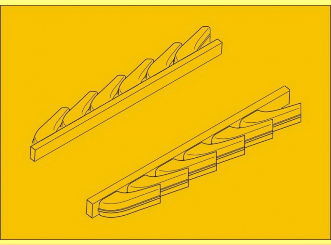 Bf 109G-6 - Exhausts for Airfix kit