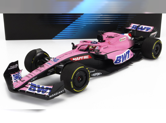 RENAULT F1 A522 Team Alpine Bwt N14 Bahrain Gp (2022) Fernando Alonso, pink