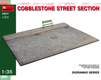 Сборная модель Наборы для диорам COBBLESTONE STREET SECTION