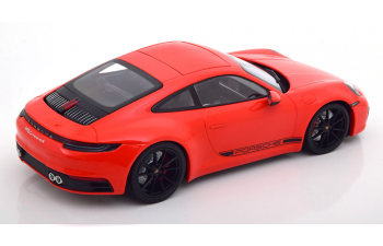 PORSCHE 911 (992) Carrera 4S Coupe (2019), orange