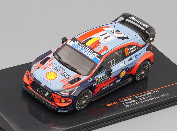 HYUNDAI i20 Coupe WRC #11 Neuville - Gilsoul Winner Rally Monte Carlo 2020