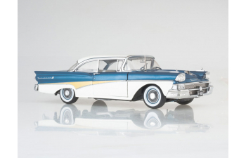 FORD Fairlane 500 HardTop, blue / white