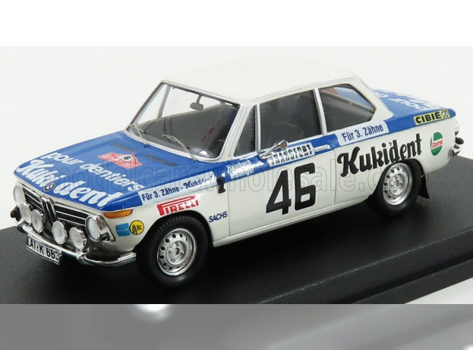 BMW 2002ti №46 Rally Montecarlo (1973) R.Hainbach - W.Biebinger, White Blue