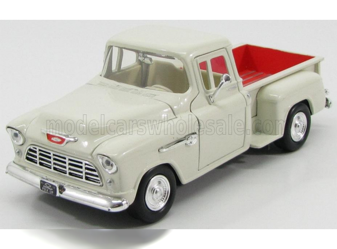 CHEVROLET Chevy Stepside 5100 Pick-up (1955), White