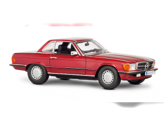 MERCEDES-BENZ 350SL R107 Closed (1971-1989), volcano red