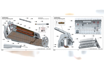 Сборная модель Подлодка DKM U-Boat Type VIIC U-552