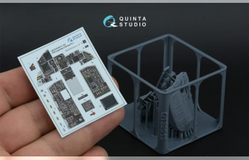 3D Декаль интерьера кабины F-15C PAD-upgraded (Tamiya) (малая версия) (с 3D-печатными деталями)