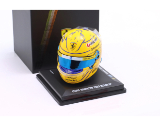 MINI HELMET Lewis Hamilton Scuderia Ferrari №44 Miami GP Formula 1 (2025)