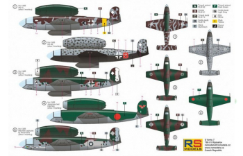 Сборная модель Henshel Hs-132 B with Jumo004