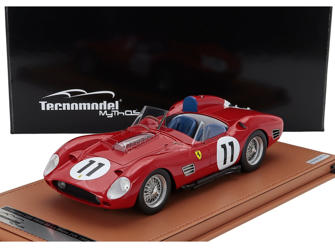 FERRARI 250tr Testarossa 3.0l V12 Spider Team Scuderia Ferrari Spa №11 Winner 24h Le Mans Paul Frere - Olivier Gendebien (1960), Red