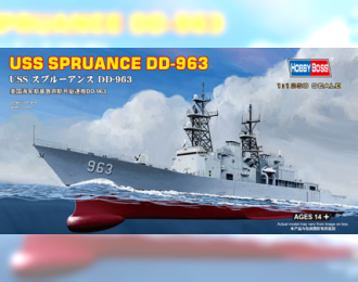 Сборная модель Корабль USS Spruance DD-963