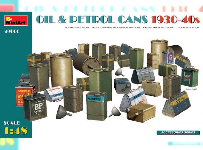 Сборная модель Oil & Petrol Cans 1930-1940