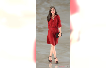 Сборная модель Isuzu 117 Coupe Поздняя версия (☆☆XE) с крутой фигурой девушки-красавицы