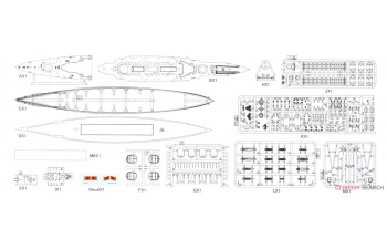 Сборная модель Imperial Japanese Navy Battlecruiser Kongo 1914