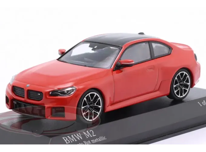 BMW M2 (G87) Coupé (2023), red metallic