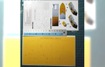 Маска окрасочная USS Fort Worth LCS-3 deck masking sheet