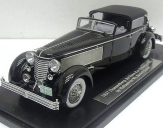 Duesenberg SJ Town Car Chassis 2405 by Rollson for Mr. Rudolf Bauer 1937 back closed (black)