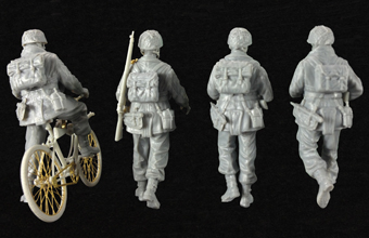 Сборная модель WWII British Paratroops In Action Set A
