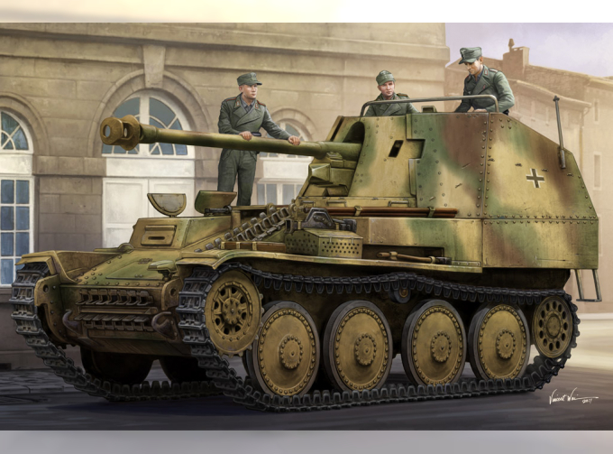 Сборная модель САУ Marder III Ausf.M Tank Destroyer Sd.Kfz.138 - Late