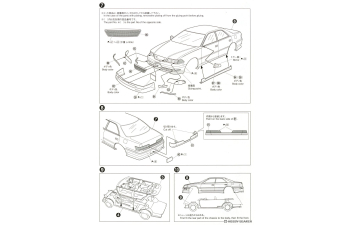 Сборная модель Toyota Mark 2 '98 JZX100 Vertex