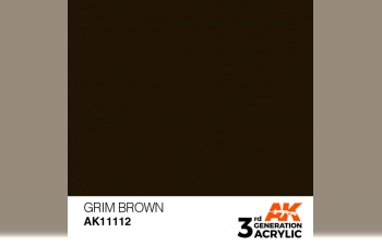 Краска акриловая 3rd Generation Grim Brown 17ml