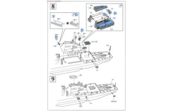 Сборная модель USS Pinckney DDG-91 Arleigh Burke Class Flight IIA Destroyer