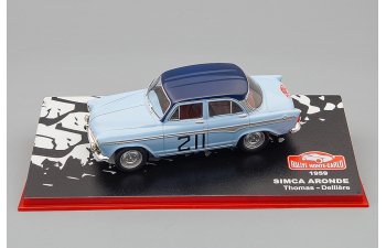 SIMCA Aronde P60 #211 Thomas - Delliere (1959) из серии Rallye Monte-Carlo