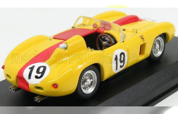 FERRARI 290mm Spider Ch.0606 N 19 4th Portugal Monsanto Gp (1957) A.de Changy, yellow