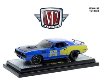 PLYMOUTH HEMI Cuda (1971), blue/yellow