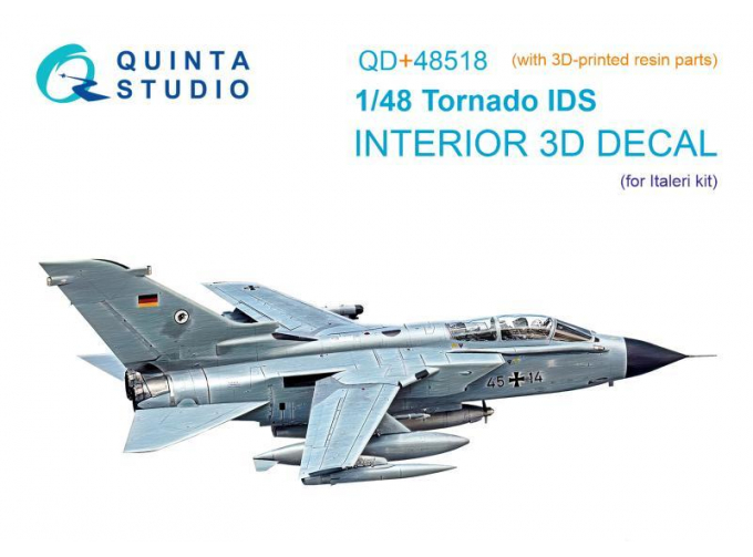 3D Декаль интерьера кабины Tornado IDS (Italeri) (с 3D-печатными деталями)