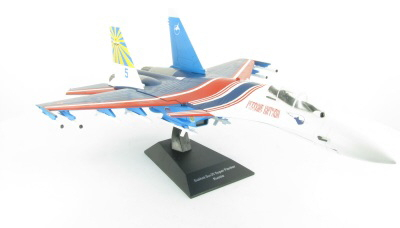 Sukhoi Su-35 Super Flanker (Russie), серия Avions de Combat à Réaction 62, бело-голубой