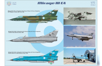 Сборная модель Самолет Mirage III EA/EBR