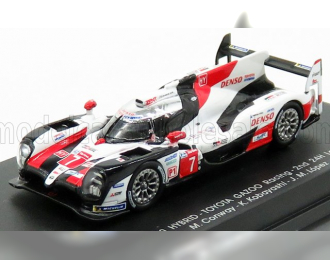 TOYOTA Ts050 Hybrid Team Toyota Gazoo Racing N7 2nd 24h Le Mans (2019) M.Conway - K.Kobayashi - J.M.Lopez, White Red Black