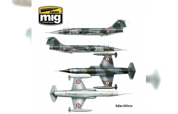 Сборная модель американский истребитель F-104G Starfighter - Испанская, канадская, итальянская, греческая, норвежская, турецкая версии