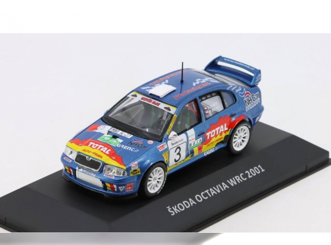 SKODA Octavia WRC №3 Rally speciál 4X4 (2001), blue