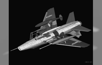 Сборная модель Самолет F-100C "Супер Сейбр"