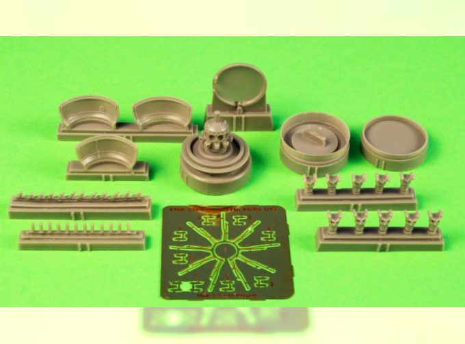 B-17G Engine Set (starboard side engine, 1pc) for Airfix kit