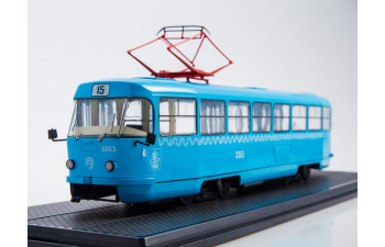 Трамвай TATRA-T3SU, синий