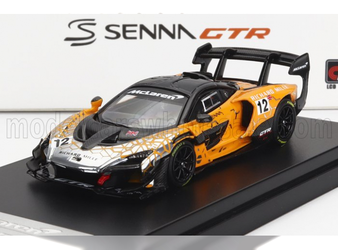 McLAREN Senna Gtr №12 Press (2021), Orange Black