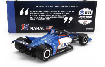 HONDA Team Letterman Lanigan Racing N15 Indianapolis Indy 500 Indycar Series (2023) G.Rahal, Blue White Black