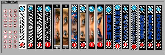 Декаль Брызговик для гузовиков и прицепов вариант 33