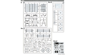 Сборная модель немецкий грузовой прицеп 1.5т / TRAILER German Cargo Trailer Military 1945
