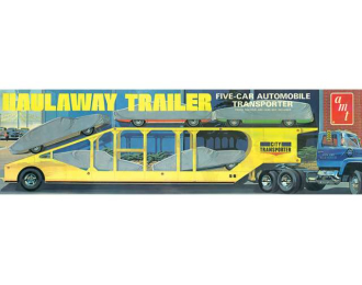 Сборная модель 5-Car Haulaway Trailer, plastic modelkit