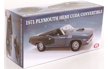 PLYMOUTH Hemi Cuda Convertible Winchester (1971), gray / blue