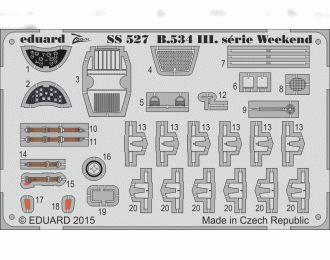 Цветное фототравление для Avia B.534 III. serie Weekend