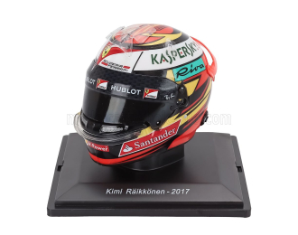 HELMET F1 Casco Helmet Kimi Raikkonen Team Ferrari Sf70h Season (2017), Red White