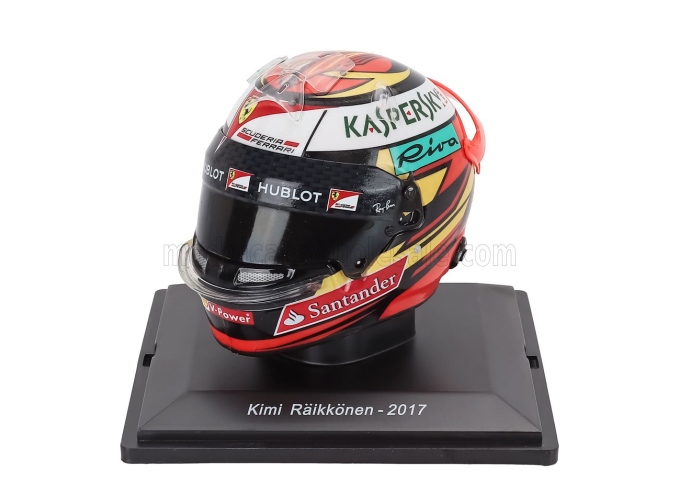 HELMET F1 Casco Helmet Kimi Raikkonen Team Ferrari Sf70h Season (2017), Red White