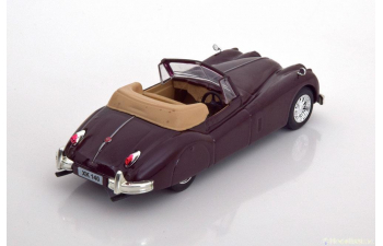 JAGUAR XK 140, dunkelrot