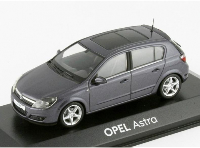 OPEL Astra H (2004), серый металлик